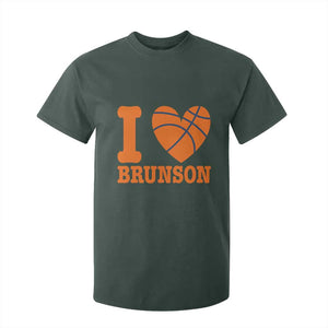 Funny I Love Brunson Name T Shirt For Kid Hoops Fan Gift