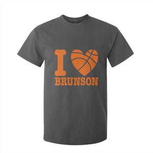 Funny I Love Brunson Name T Shirt For Kid Hoops Fan Gift