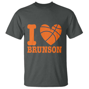 Funny I Love Brunson Name T Shirt Hoops Fan Gift