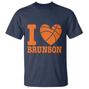 Funny I Love Brunson Name T Shirt Hoops Fan Gift