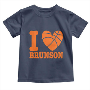Funny I Love Brunson Name Toddler T Shirt Hoops Fan Gift