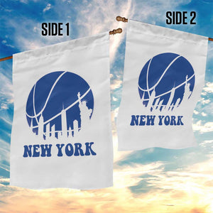 New York Skyline Garden Flag Proud Game Day Sports Fan Gift