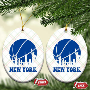 New York Skyline Ceramic Ornament Proud Game Day Sports Fan Gift