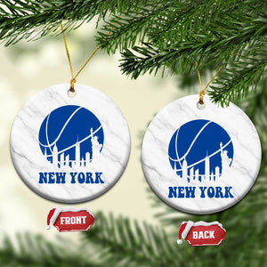 New York Skyline Ceramic Ornament Proud Game Day Sports Fan Gift