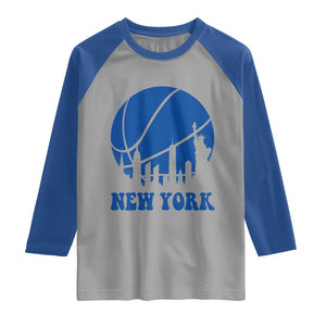 New York Skyline Raglan Shirt Proud Game Day Sports Fan Gift