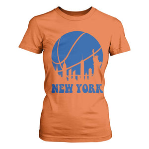 New York Skyline T Shirt For Women Proud Game Day Sports Fan Gift