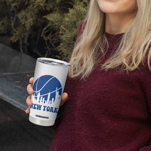 New York Skyline Tumbler Cup Proud Game Day Sports Fan Gift