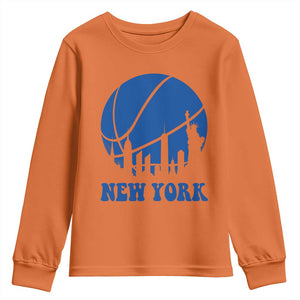 New York Skyline Youth Sweatshirt Proud Game Day Sports Fan Gift