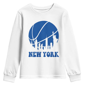 New York Skyline Youth Sweatshirt Proud Game Day Sports Fan Gift