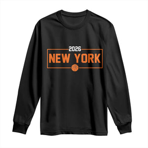 Vintage New York Hoops Pride 2026 Graphic Long Sleeve Shirt