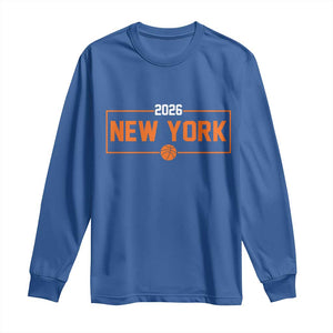 Vintage New York Hoops Pride 2026 Graphic Long Sleeve Shirt