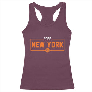Vintage New York Hoops Pride 2026 Graphic Racerback Tank Top