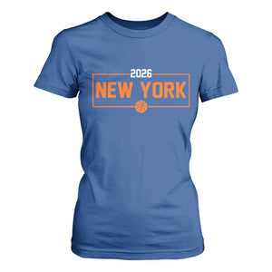 Vintage New York Hoops Pride 2026 Graphic T Shirt For Women