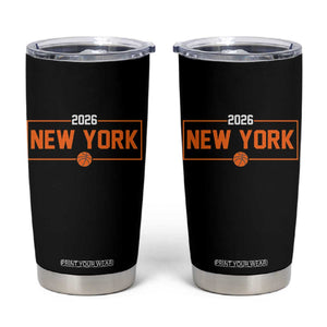 Vintage New York Hoops Pride 2026 Graphic Tumbler Cup