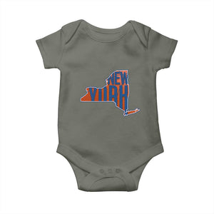 New York State Pride Graphic Baby Onesie Basketball Fan Gift