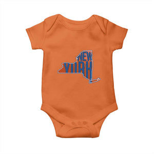 New York State Pride Graphic Baby Onesie Basketball Fan Gift