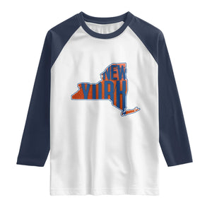 New York State Pride Graphic Raglan Shirt Basketball Fan Gift