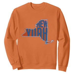 New York State Pride Graphic Sweatshirt Basketball Fan Gift