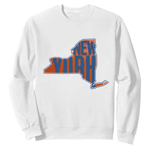 New York State Pride Graphic Sweatshirt Basketball Fan Gift
