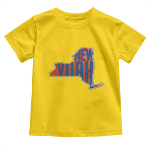 New York State Pride Graphic Toddler T Shirt Basketball Fan Gift