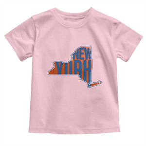 New York State Pride Graphic Toddler T Shirt Basketball Fan Gift