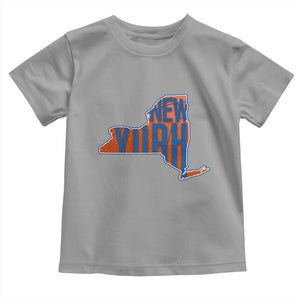 New York State Pride Graphic Toddler T Shirt Basketball Fan Gift