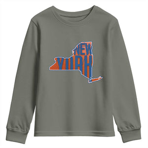 New York State Pride Graphic Youth Sweatshirt Basketball Fan Gift