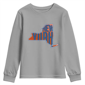 New York State Pride Graphic Youth Sweatshirt Basketball Fan Gift
