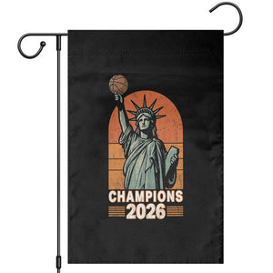 Vintage Statue Of Liberty Basketball Garden Flag Champions 2026 New York Fan Gift