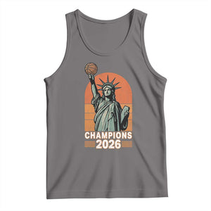 Vintage Statue Of Liberty Basketball Tank Top Champions 2026 New York Fan Gift