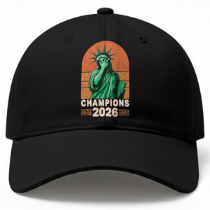 Vintage Statue Of Liberty Champions 2026 Baseball Cap New York Pride