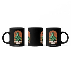 Vintage Statue Of Liberty Champions 2026 Coffee Mug New York Pride