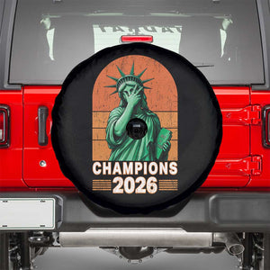 Vintage Statue Of Liberty Champions 2026 Spare Tire Cover New York Pride