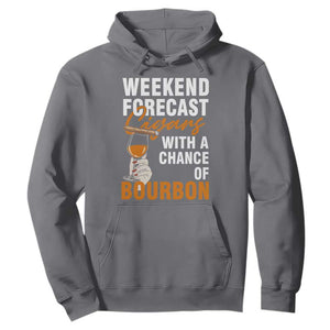 Weekend Forecast Cigars And Bourbon Hoodie Gift For Women TS12 Charcoal Print Your Wear