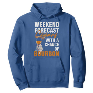 Weekend Forecast Cigars And Bourbon Hoodie Gift For Women TS12 Royal Blue Print Your Wear