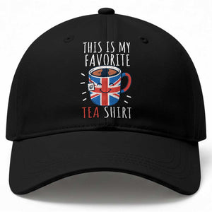 Funny Tea Lover Baseball Cap This Is My Favorite Tea Shirt Party UK Flag TS12 Print Your Wear