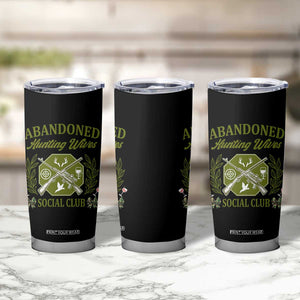 Funny Hunter Wife Tumbler Cup Abandoned Hunting Wives Social Club TS12 Print Your Wear