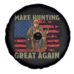 Funny Trump Deer Hunting Spare Tire Cover Make Hunting Great Again TS12 Print Your Wear