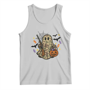 Funny Camo Hunter Halloween Ghost Costume Tank Top TS12 Ash Print Your Wear