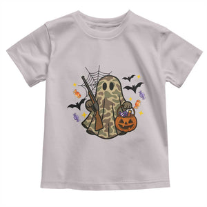 Funny Camo Hunter Halloween Ghost Costume Toddler T Shirt TS12 Ice Gray Print Your Wear