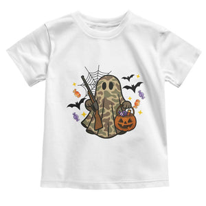 Funny Camo Hunter Halloween Ghost Costume Toddler T Shirt TS12 White Print Your Wear