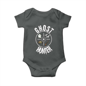 Funny Halloween Ghost Hunter Baby Onesie Trick Or Treat Costume TS12 Dark Heather Print Your Wear