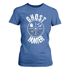 Funny Halloween Ghost Hunter T Shirt For Women Trick Or Treat Costume TS12 Royal Blue Print Your Wear