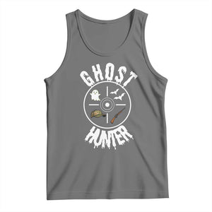 Funny Halloween Ghost Hunter Tank Top Trick Or Treat Costume TS12 Black Heather Print Your Wear