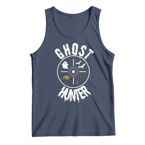 Funny Halloween Ghost Hunter Tank Top Trick Or Treat Costume TS12 Navy Print Your Wear