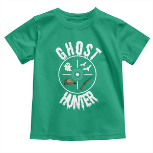 Funny Halloween Ghost Hunter Toddler T Shirt Trick Or Treat Costume TS12 Irish Green Print Your Wear