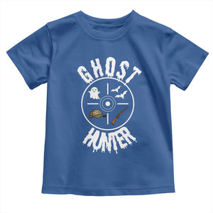 Funny Halloween Ghost Hunter Toddler T Shirt Trick Or Treat Costume TS12 Royal Blue Print Your Wear