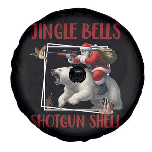 Funny Christmas Hunting Spare Tire Cover Jingle Bells Shotgun Shells TS12 Print Your Wear