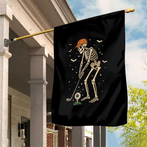 Halloween Skeleton Golfer Garden Flag Funny Golf Lover Gift TS12 Print Your Wear