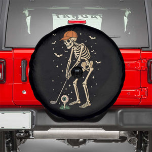 Halloween Skeleton Golfer Spare Tire Cover Funny Golf Lover Gift TS12 Black Print Your Wear